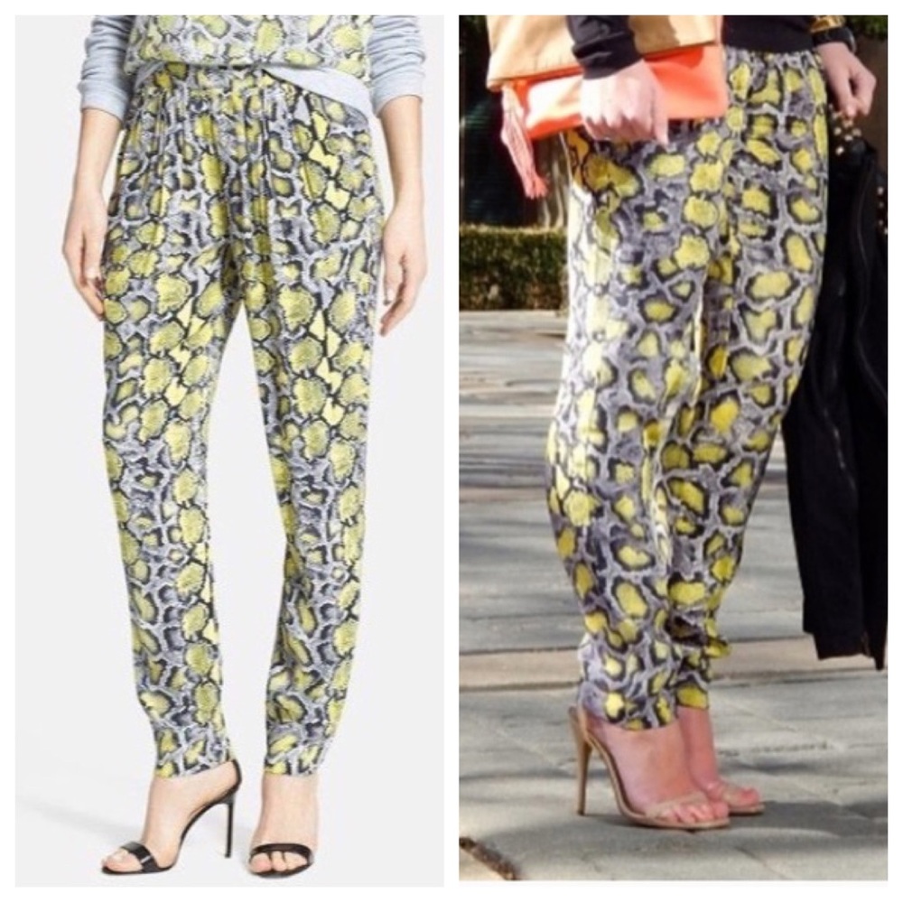 ⭐️ WAYF Python Snake Printed Pants XS - image 1